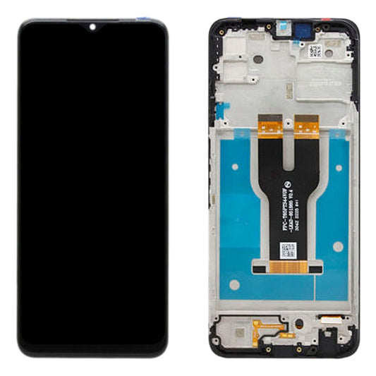 LCD Screen For T-Mobile Revvl 6 Digitizer Full Assembly with Frame(Black) by buy2fix