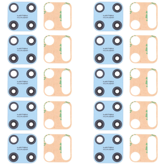 For OPPO Realme C25Y RMX3265, RMX3268 10pcs Back Camera Lens