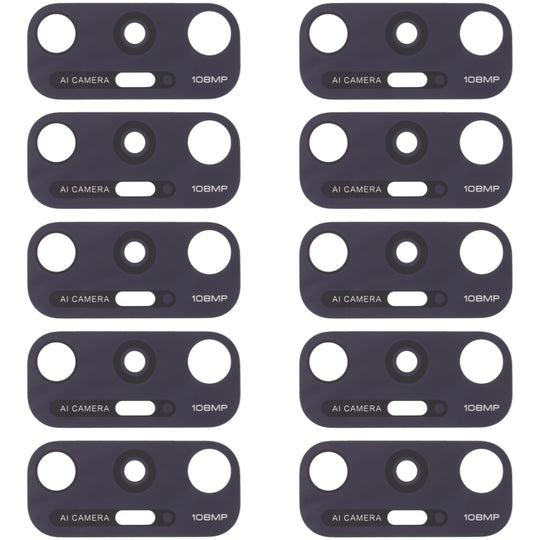 Objectif de caméra arrière 10 PCS pour Xiaomi Mi 10s M2102J2SC