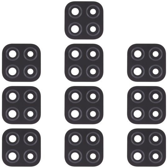 10 PCS Rückkameraobjektiv für Xiaomi Redmi 9C / Redmi 9 (Indien) / Redmi 9C NFC / Poco C3