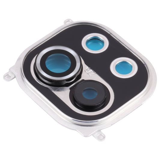Back Camera Lens Frame for Xiaomi Mi 11 M2011K2C, M2011K2G (Silver) by buy2fix