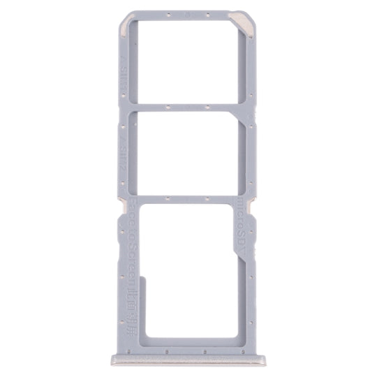 For OPPO A16 / A16S CPH2269 CPH2271  SIM Card Tray + SIM Card Tray + Micro SD Card Tray (Gold)