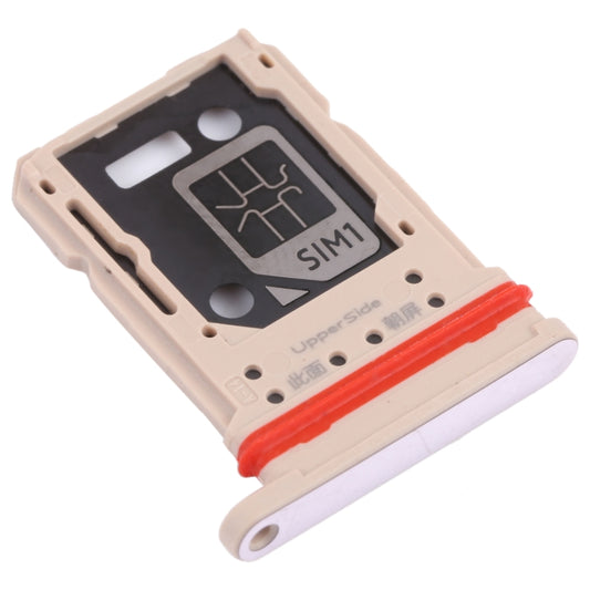 For vivo V21 / V21 5G V2066 V2108 V2050 SIM Card Tray + SIM Card Tray / Micro SD Card Tray (Gold) by buy2fix