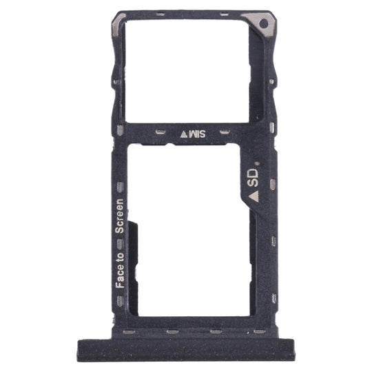 SIM-Kartenfach + Micro-SD-Kartenfach für Lenovo Tab M10 FHD REL TB-X605LC X605 (Schwarz)