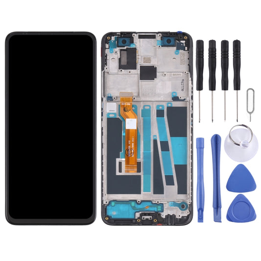 LCD Screen and Digitizer Full Assembly with Frame for OPPO F11 Pro CPH1959 CPH2209 CPH1989(Black) by buy2fix