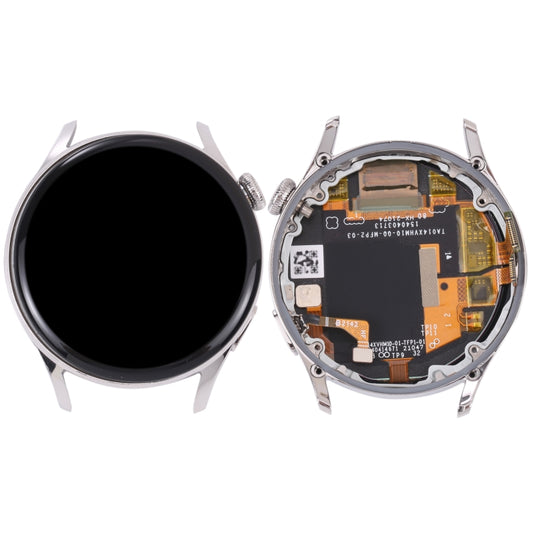Original LCD Screen and Digitizer Full Assembly With Frame for Huawei Watch 3(Silver) by buy2fix