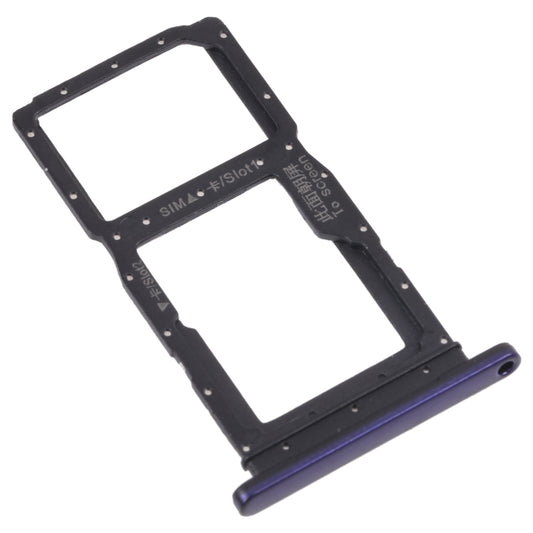 SIM Card Tray + SIM Card Tray / Micro SD Card Tray for Honor 9X (Purple) by buy2fix