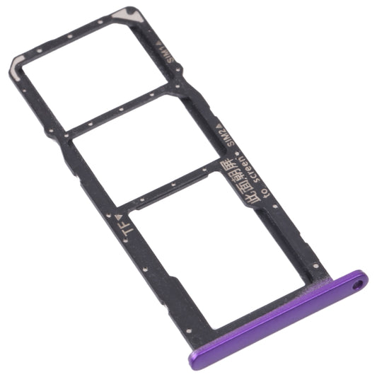 SIM Card Tray + SIM Card Tray / Micro SD Card Tray for Huawei Enjoy 20e (Purple) by buy2fix