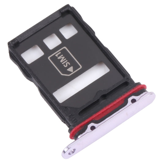 SIM Card Tray + NM Card Tray for Huawei P50 Pro (Pink) by buy2fix