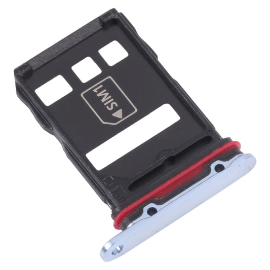 SIM Card Tray + NM Card Tray for Huawei P50 Pro (Blue) by buy2fix