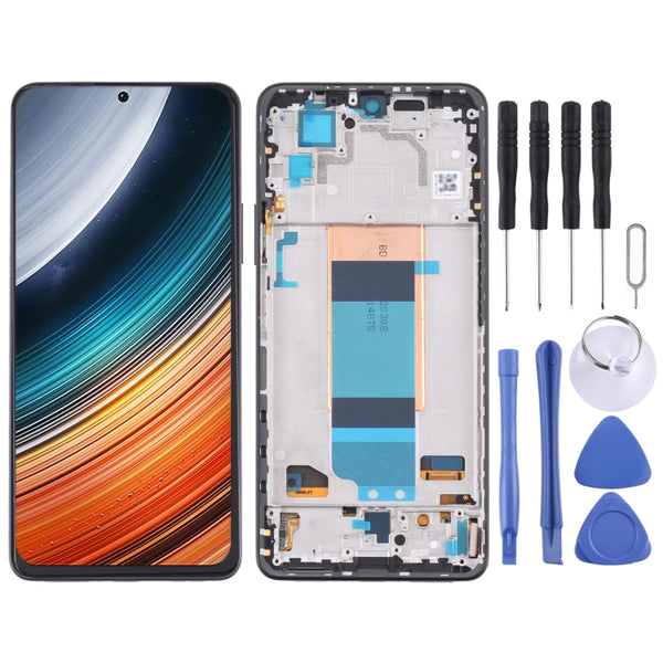 Original LCD Screen for Xiaomi Redmi K40S Digitizer Full Assembly with Frame(Black) by buy2fix
