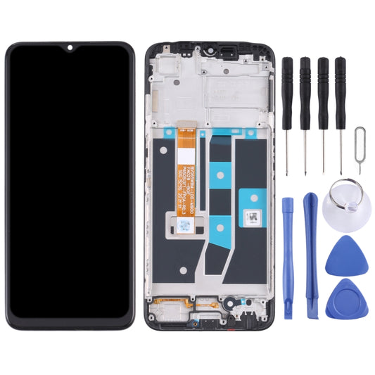 LCD Screen and Digitizer Full Assembly with Frame for OPPO A16 / A16s / A54S by buy2fix