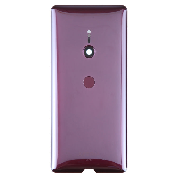 Original Battery Back Cover with Fingerprint for Sony Xperia XZ3(Rose Red) by buy2fix