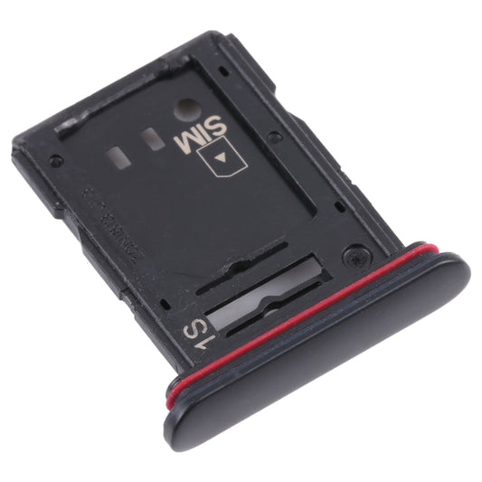 SIM Card Tray + Micro SD Card Tray for Sony Xperia 10 III (Black) by buy2fix
