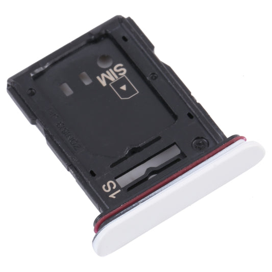 SIM Card Tray + Micro SD Card Tray for Sony Xperia 10 III (White) by buy2fix