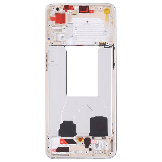 For OPPO Reno7 5G China PFJM10 Original Front Housing LCD Frame Bezel Plate (Gold) by buy2fix