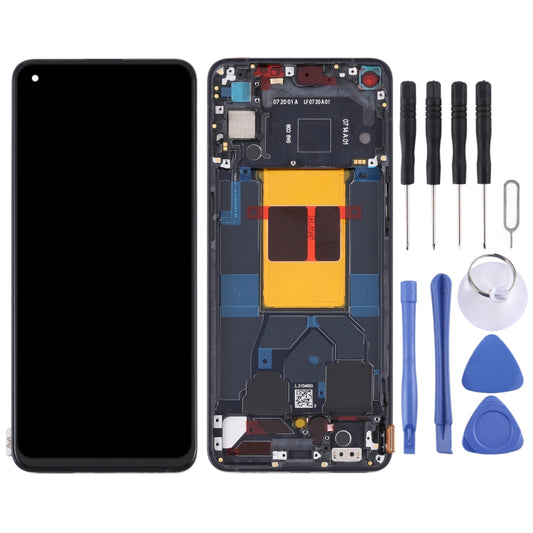 Original LCD Screen For OPPO Reno6 5G PEQM00 CPH2251 Digitizer Full Assembly with Frame (Black) by buy2fix