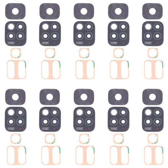 10 PCS Rückkameraobjektiv für Xiaomi Redmi Note 11S 2201117SG 2201117SI