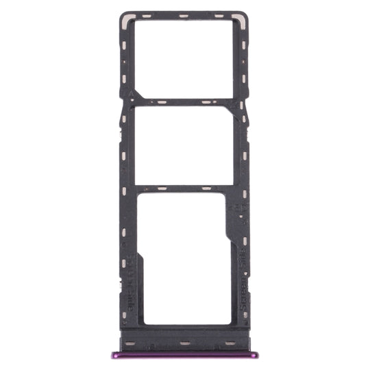 SIM-Kartenfach + SIM-Kartenfach + Micro-SD-Kartenfach für Infinix S4 X626 (Lila)
