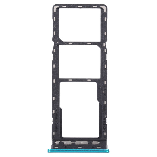 Plateau de carte SIM + plateau de carte SIM + plateau de carte Micro SD pour Infinix S5 X652 (vert)