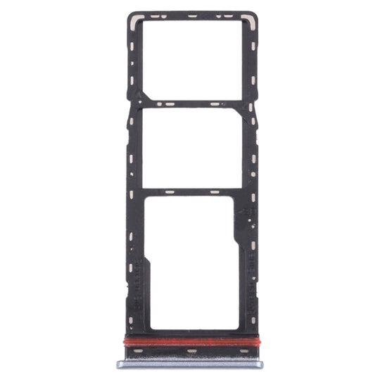 SIM-Kartenfach + SIM-Kartenfach + Micro-SD-Kartenfach für Infinix Zero 8i X687B (Silber)