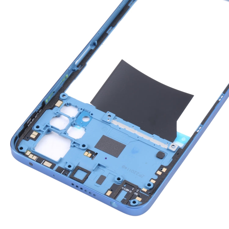 Original Middle Frame Bezel Plate for Xiaomi Redmi Note 11 Pro 4G 2201116TG 2201116TI(Dark Blue) - Repair & Spare Parts by buy2fix | Online Shopping UK | buy2fix