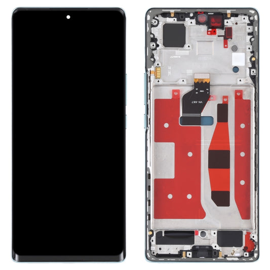 Original OLED LCD Screen for Honor 60 Digitizer Full Assembly with Frame(Green) by buy2fix