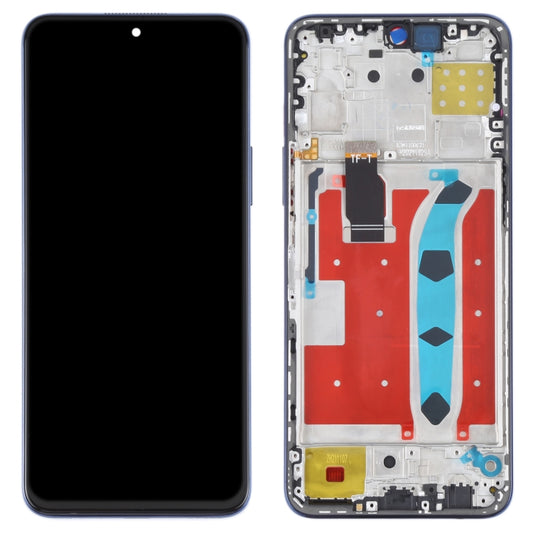 Original LCD Screen for Honor X8 Digitizer Full Assembly with Frame(Blue) by buy2fix