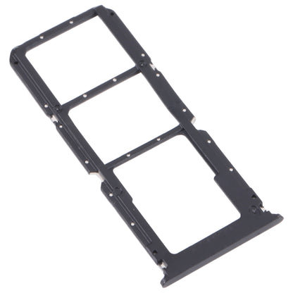 SIM Card Tray + SIM Card Tray + Micro SD Card Tray for OPPO A95 4G/Reno6 Lite (Black) - Repair & Spare Parts by buy2fix | Online Shopping UK | buy2fix