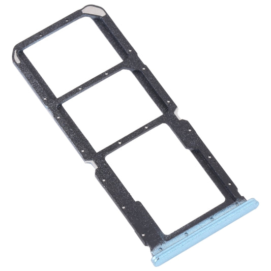 For OPPO A56 5G SIM Card Tray + SIM Card Tray + Micro SD Card Tray (Blue) by buy2fix