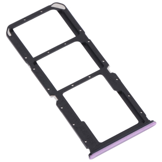 For OnePlus Nord N200 5G DE2118 / DE2117 SIM Card Tray + SIM Card Tray + Micro SD Card Tray (Purple) by buy2fix