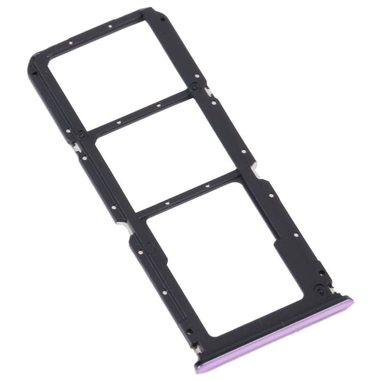 SIM Card Tray + SIM Card Tray + Micro SD Card Tray for OnePlus Nord N200 5G DE2118 / DE2117 (Purple) - Card Tray by buy2fix | Online Shopping UK | buy2fix