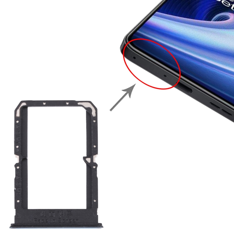 SIM Card Tray + SIM Card Tray for OnePlus Ace Racing (Blue) - Card Tray by buy2fix | Online Shopping UK | buy2fix