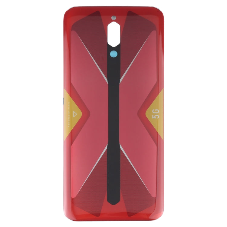 Battery Glass Back Cover for ZTE Nubia Red Magic 5G NX659J(Red) - Repair & Spare Parts by buy2fix | Online Shopping UK | buy2fix