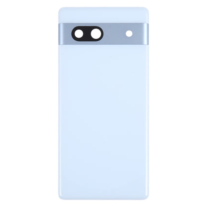For Google Pixel 7A Original Battery Back Cover with Camera Lens Cover(Blue) - Back Cover by buy2fix | Online Shopping UK | buy2fix