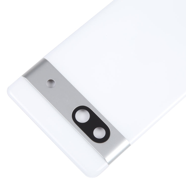 For Google Pixel 7A Original Battery Back Cover with Camera Lens Cover(White) - Back Cover by buy2fix | Online Shopping UK | buy2fix