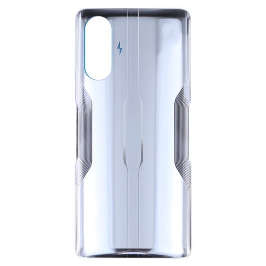 Glass Battery Back Cover for Xiaomi Redmi K40 Gaming(Silver) by buy2fix