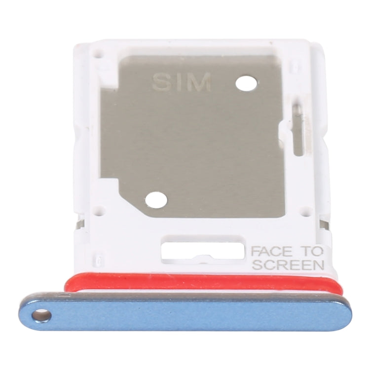 SIM Card Tray + Micro SD Card Tray For Xiaomi Redmi Note 11 Pro 4G/Redmi Note 11 Pro 5G/Redmi Note 11E Pro/Redmi Note 11 Pro+ 5G India/Poco X4 Pro 5G (Blue) - Card Tray by buy2fix | Online Shopping UK | buy2fix