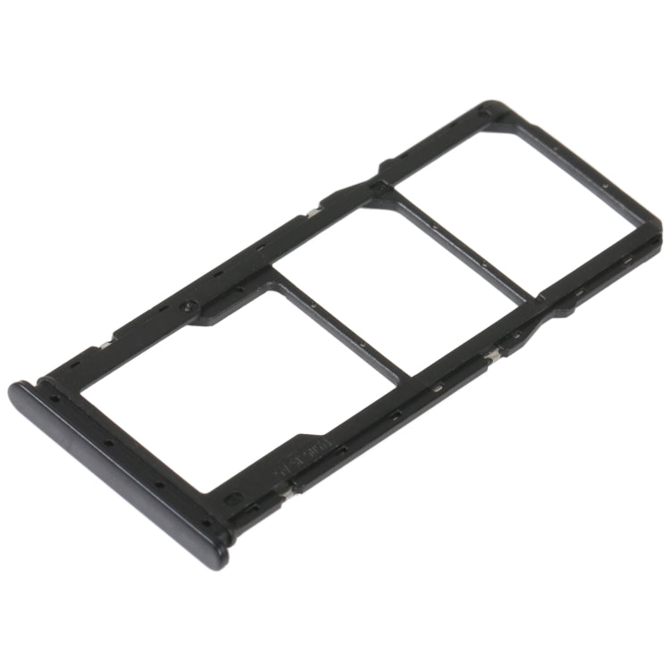 SIM Card Tray + SIM Card Tray + Micro SD Card Tray For Xiaomi Redmi 10C/Redmi 10 India (Black) - Repair & Spare Parts by buy2fix | Online Shopping UK | buy2fix