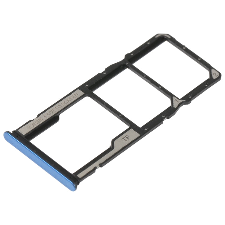 SIM Card Tray + SIM Card Tray + Micro SD Card Tray For Xiaomi Redmi Note 11S 5G (Blue) - Card Tray by buy2fix | Online Shopping UK | buy2fix