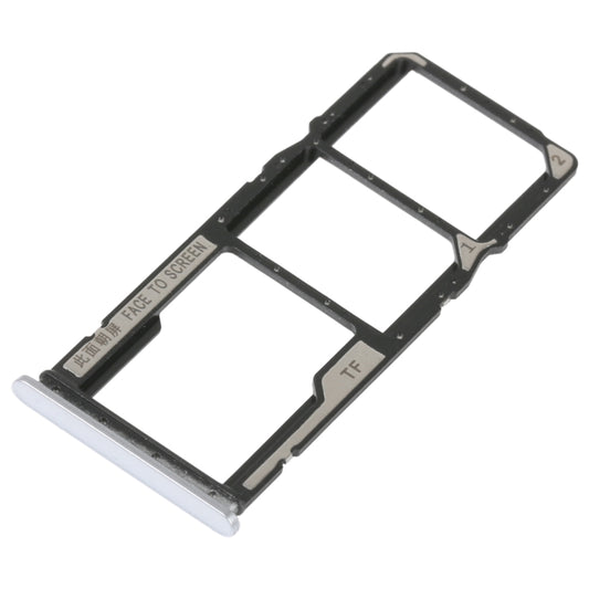 SIM Card Tray + SIM Card Tray + Micro SD Card Tray For Xiaomi Redmi 10A (Silver) by buy2fix