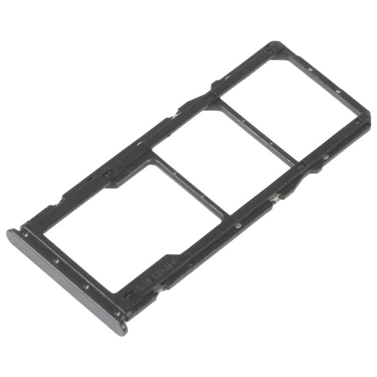 SIM Card Tray + SIM Card Tray + Micro SD Card Tray For Xiaomi Poco M4 5G/Poco M4 5G India/Redmi Note 11R(Black) - Card Tray by buy2fix | Online Shopping UK | buy2fix