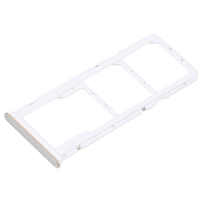 SIM Card Tray + SIM Card Tray + Micro SD Card Tray For Xiaomi Poco M4 5G/Poco M4 5G India/Redmi Note 11R(Silver) - Card Tray by buy2fix | Online Shopping UK | buy2fix