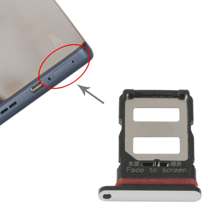 For Xiaomi Poco F4 SIM Card Tray + SIM Card Tray (Silver) - Card Tray by buy2fix | Online Shopping UK | buy2fix
