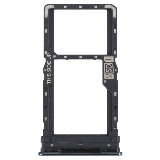 For Motorola Moto G52 SIM Card Tray + SIM / Micro SD Card Tray (Black)