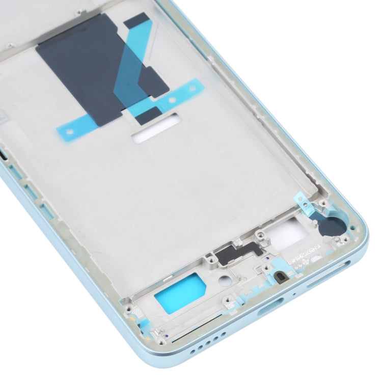 For Xiaomi 12 Lite Original Front Housing LCD Frame Bezel Plate (Blue) - Repair & Spare Parts by buy2fix | Online Shopping UK | buy2fix