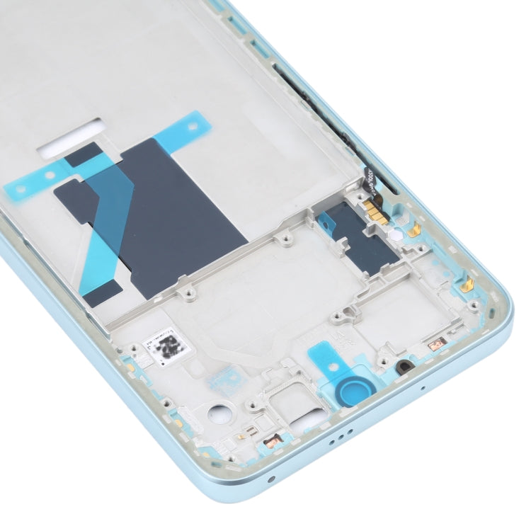 For Xiaomi 12 Lite Original Front Housing LCD Frame Bezel Plate (Blue) - Repair & Spare Parts by buy2fix | Online Shopping UK | buy2fix