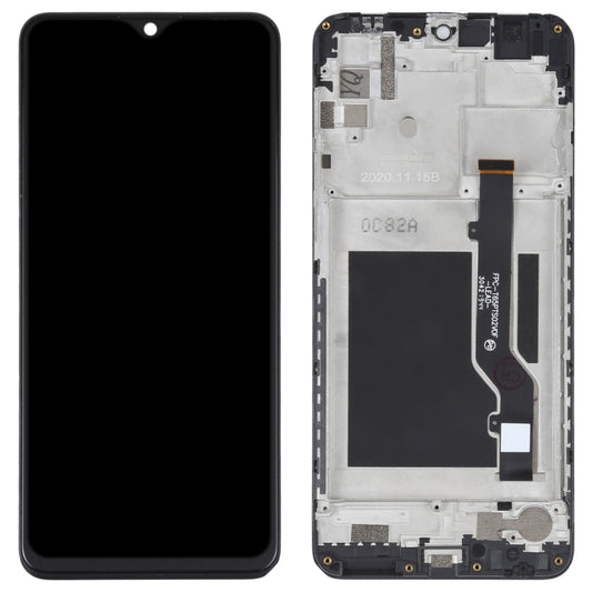 OEM LCD Screen For ZTE Blade A7S 2020 A7020 Digitizer Full Assembly with Frame (Black) by buy2fix