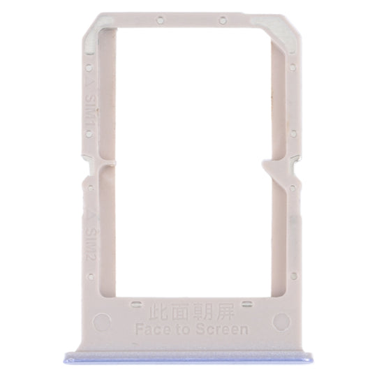 Pour OPPO A72 4G / A92 4G Plateau de carte SIM + Plateau de carte SIM (Violet)