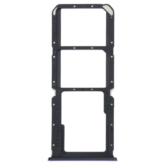 Pour OPPO Reno5 Lite / Reno5 F / A94 4G Plateau de carte SIM + Plateau de carte SIM + Plateau de carte Micro SD (Violet)